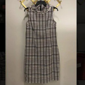 Karl Lagerfeld 6 Dress Black & White Plaid